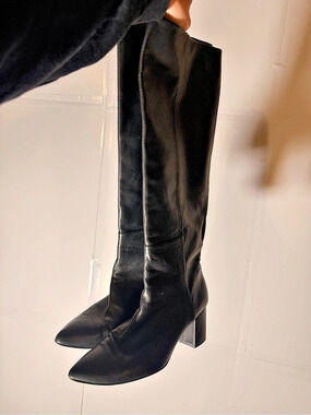 Toral Amber Leather Knee-High Boots